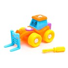 Конструктор винтовой «Трактор», 21 деталь - Фото 1