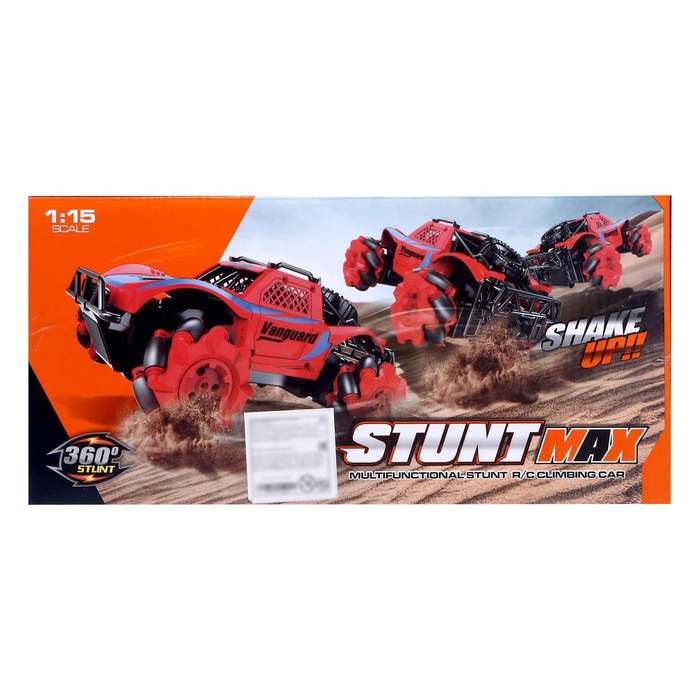 Джип радиоуправляемый «Багги», 1:15, движение во всех направлениях, работает от аккумулятор, цвет красный 54418