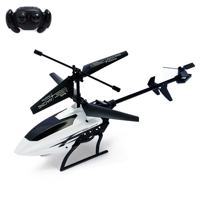 Вертолёт радиоуправляемый «Эксперт», работает от аккумулятора, цвет белый - Фото 1