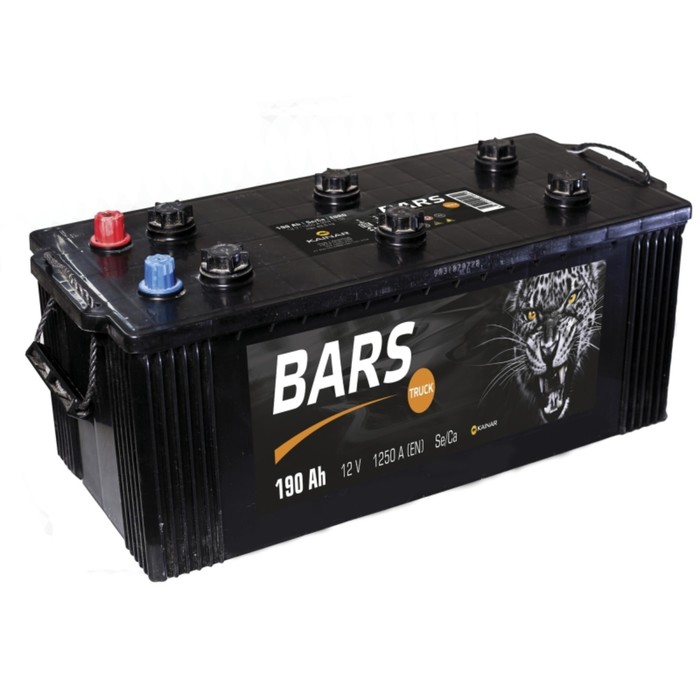 Автомобильный аккумулятор BARS 190 Ач 6СТ-190.3 L (конус), обратная полярность - Фото 1