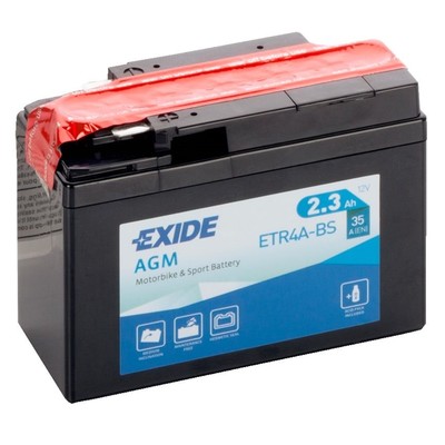 Аккумуляторная батарея Exide 2.3 Ач ETR4A-BS