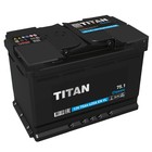 Аккумуляторная батарея Titan Classic 75 Ач 6СТ-75.1 VL, прямая полярность - фото 84291
