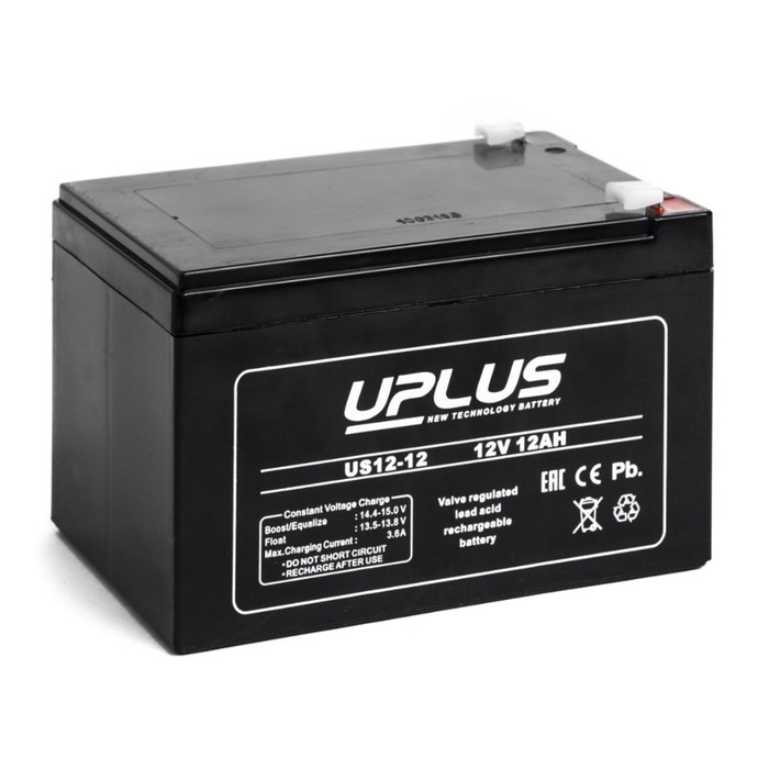 Аккумуляторная батарея UPLUS (Leoch) 1,2 Ач 12 Вольт US 12-1,2 - Фото 1