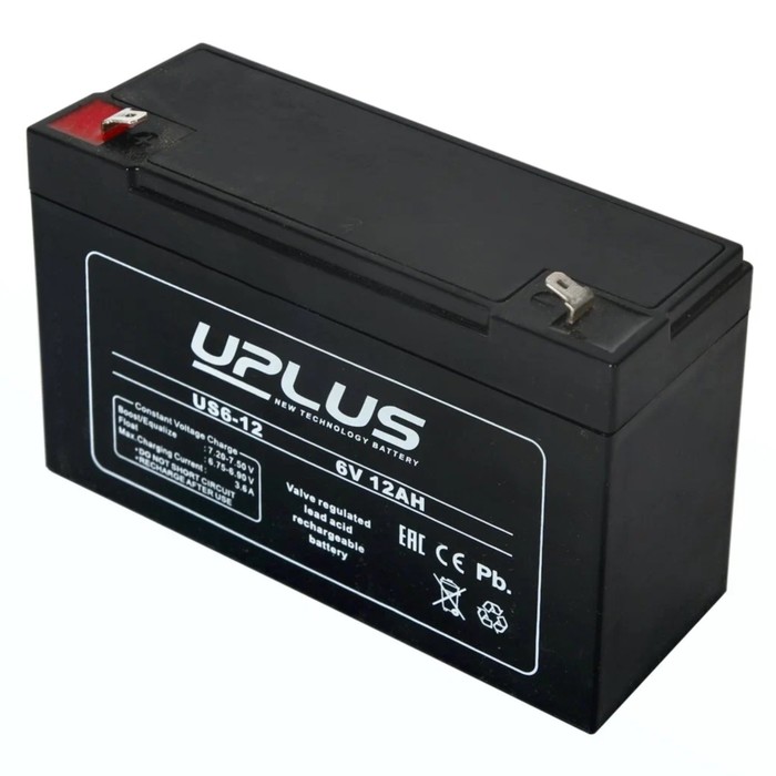 Аккумуляторная батарея UPLUS (Leoch) 12 Ач 6 Вольт US 6-12 - Фото 1