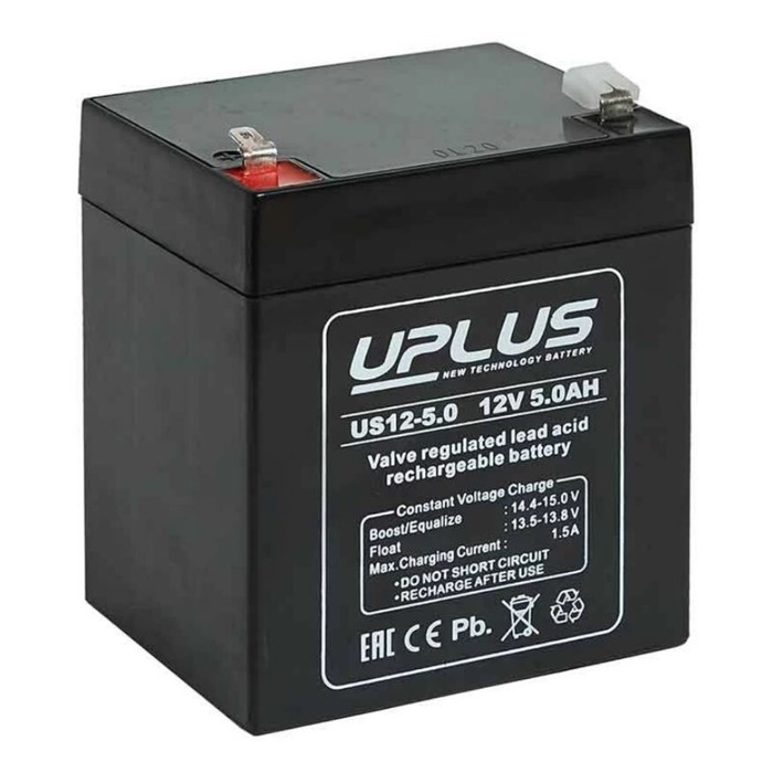 Аккумуляторная батарея UPLUS (Leoch) 5 Ач 12 Вольт US 12-5 - Фото 1