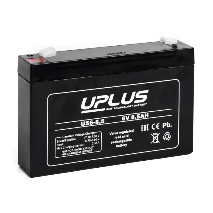Аккумуляторная батарея UPLUS (Leoch) 8,5 Ач 6 Вольт US 6-8,5 - Фото 1