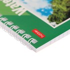 Блокнот А6, 40 листов на гребне "Пейзажи", обложка мелованный картон, УФ-лак, блок 65 г/м2 (комплект 5 шт) - фото 24549410