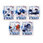 Тетрадь 48 листов в клетку "Хоккей", обложка мелованный картон, МИКС - фото 7897230