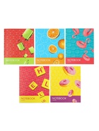 Тетрадь 48 листов в клетку Calligrata «Яркие акценты», бумажная обложка, блок типа D, МИКС - фото 35736115