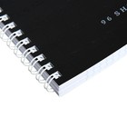 Тетрадь А4, 96 листов, в клетку, на гребне, Nature, обложка мелованный картон, тиснение, МИКС - Фото 2