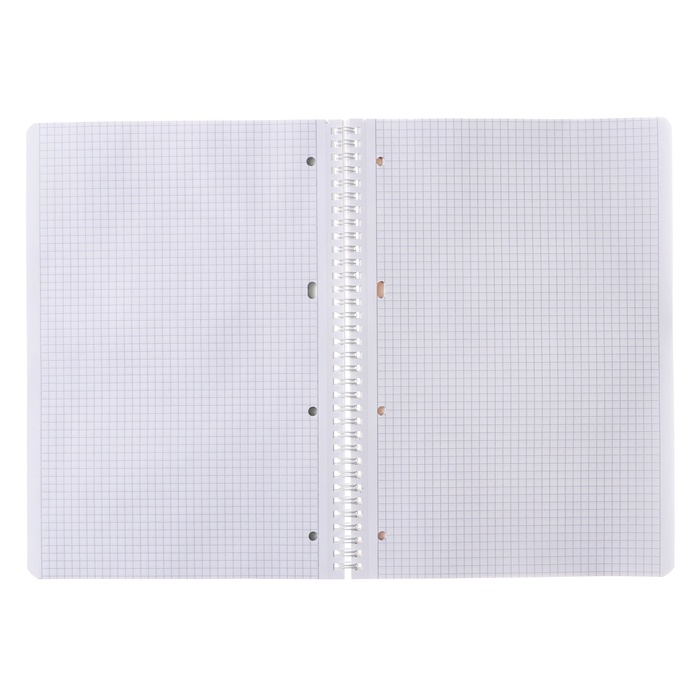 Тетрадь А4, 96 листов в клетку на гребне «Смекалки», обложка мелованный картон, блок офсет, МИКС - Фото 1