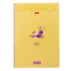 Тетрадь А4, 96 листов в клетку на гребне «Смекалки», обложка мелованный картон, блок офсет, МИКС - Фото 4