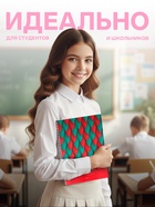 Колледж -тетрадь Hatber «Яркий орнамент» А4, 96 листов, в клетку, твёрдая обложка, глянцевая ламинация, блок офсет - Фото 3