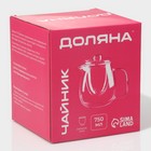 Заварочный чайник Доляна «Бохо», 750 мл, 15×11×14 см, со стеклянным ситом и крышкой, стекло, прозрачный - Фото 5