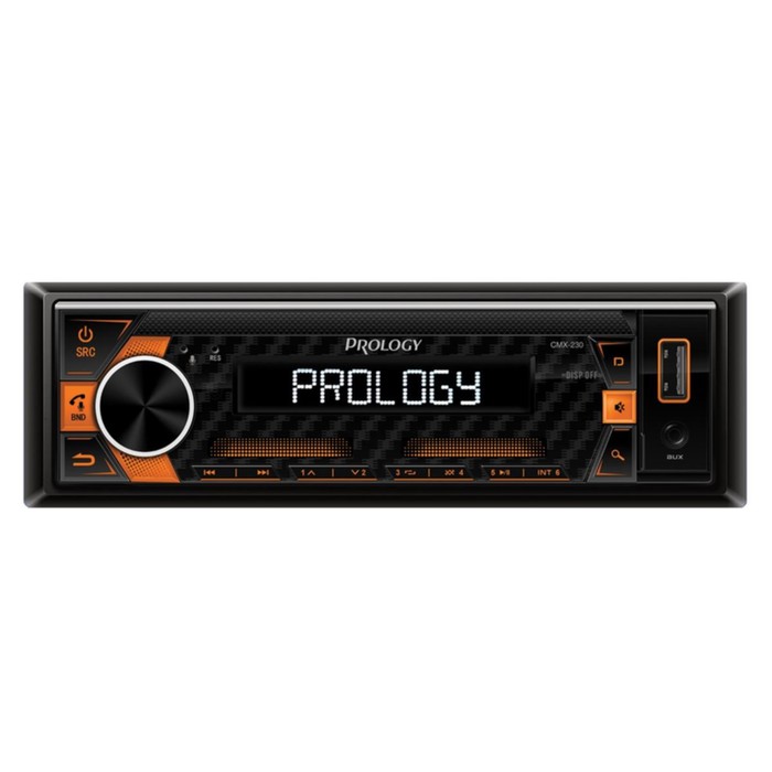 Автомагнитола PROLOGY CMX-230, 1DIN, USB/ FM/ BT, приложение OS Android/ iOS, RCA 4х55 Вт - фото 51321619