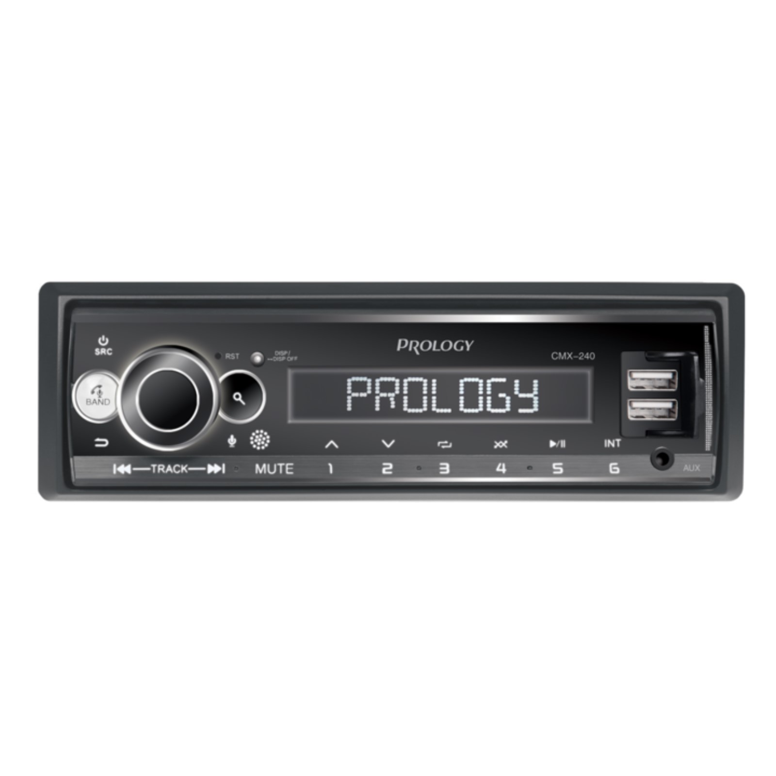 Автомагнитола PROLOGY CMX-240, 1DIN, USB/ FM/ BT, приложение OS Android/  iOS, RCA 4х55 Вт (А0000010017) - Купить по цене от 4 522.00 руб. | Интернет  магазин SIMA-LAND.RU