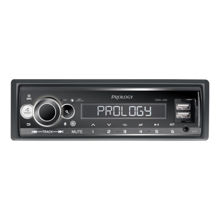 Автомагнитола PROLOGY CMX-240, 1DIN, USB/ FM/ BT, приложение OS Android/ iOS, RCA 4х55 Вт - фото 51321623