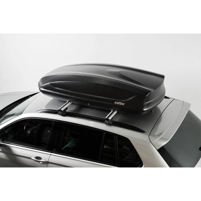 Автобокс на крышу Koffer, 440 литров, размер 1860х860х420, черный матовый, KB440 - фото 1906001475