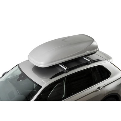 Автобокс на крышу BONUS (односторонний), 425 литров, размером 1710х820х430, серый матовый, BG425