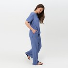 Костюм женский (футболка, брюки) MINAKU: Enjoy цвет синий, размер 48 - Фото 5