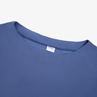 Костюм женский (футболка, брюки) MINAKU: Enjoy цвет синий, размер 52 - Фото 7