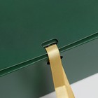 Складная коробка подарочная «С новым годом», тиснение, зелёный, 20 × 18 × 5 см - Фото 4