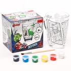 Кружка под раскраску «Мстители», набор для творчества - Фото 2