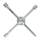 Ключ баллонный крестообразный ТУНДРА, 17 х 19 х 21 мм, квадрат 1/2" - фото 9952379