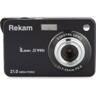 Фотоаппарат Rekam iLook S990i, 21 Мп, 2.7", 720р, SD, MMC, чёрный - фото 51321651