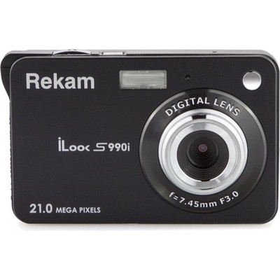Фотоаппарат Rekam iLook S990i, 21 Мп, 2.7", 720р, SD, MMC, чёрный