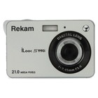 Фотоаппарат Rekam iLook S990i, 21 Мп, 2.7", 720р, SD, MMC, серебристый - фото 51321657