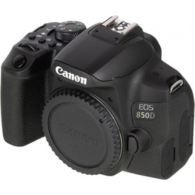 Зеркальный Фотоаппарат Canon EOS 850D, 24.1 Мп, 3", 3840р, SD, (без объектива), чёрный