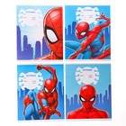 Тетрадь в линейку 12 листов, 4 вида МИКС, обложка мелованная бумага, «Человек-паук» - Фото 8