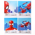 Тетрадь в линейку 12 листов, 4 вида МИКС, обложка мелованная бумага, «Человек-паук» - Фото 4