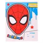 Тетрадь в линейку 12 листов, 4 вида МИКС, обложка мелованная бумага, Человек-паук - Фото 7