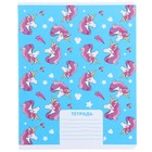 Тетрадь в клетку 12 листов, 5 видов МИКС, обложка мелованный картон, «Минни Маус и единорог» - Фото 11