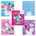 Тетрадь в клетку 12 листов, 5 видов МИКС, обложка мелованный картон, «Минни Маус и единорог» - Фото 5