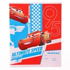 Тетрадь в линейку 12 листов, 4 вида МИКС, обложка мелованная бумага, «Тачки» - Фото 7