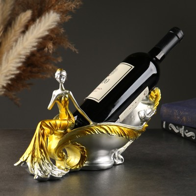 Подставка для бутылки «Девушка в кресле», 28×19 см