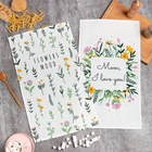 Набор полотенец кухонных «Доляна» Flowers mood, 35×60 см -2 шт., хлопок 100%, вафля 160 г/м² - Фото 3