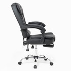 Кресло руководителя YS-800 черное, с подставкой для ног, семиточечный массаж - Фото 3