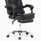Кресло руководителя YS-800 черное, с подставкой для ног, семиточечный массаж - Фото 5