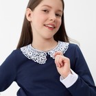 Платье для девочки, цвет темно-синий, рост 152 см - Фото 5