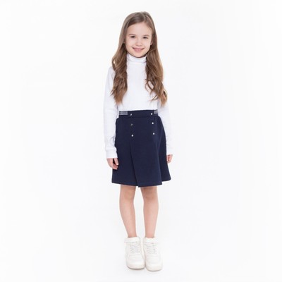 Юбка школьная для девочки, размер 36 (134-140 см), синяя