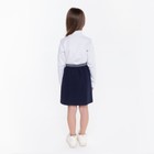 Юбка школьная для девочки, размер 36 (134-140 см), синяя - Фото 4