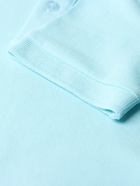 Футболка поло детская MINAKU: Basic line, голубая, рост 146 см - Фото 14