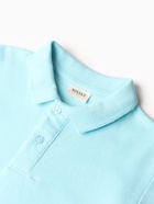 Футболка поло детская MINAKU: Basic line, голубая, рост 158 см - Фото 13