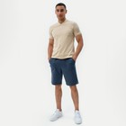 Футболка (поло) мужская MINAKU REGULAR FIT: цвет бежевый, р-р 52 - Фото 4
