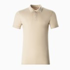 Футболка (поло) мужская MINAKU REGULAR FIT: цвет бежевый, р-р 52 - Фото 8