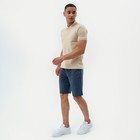 Футболка поло мужская MINAKU REGULAR FIT: бежевая, р-р 54 - Фото 2